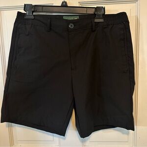 Day & Age Mens Victory Casual Tech Shorts Black Sz 33W‎ Golf -Athletic -Sports